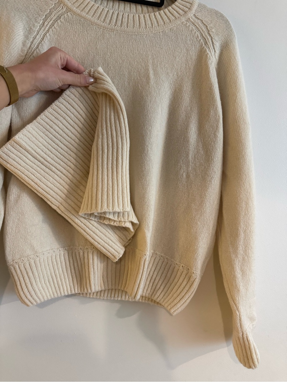 Saint + Sofia Oxford Cashmere Sweater - Small (US 6-8) - Picture 3 of 6